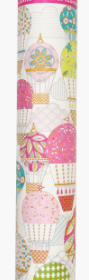 Gold Foil, Coloring Poster-Hot Air Balloon