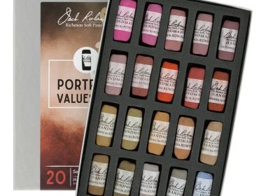 JR Hand rolled Pastel set 20 Portrait Values 3-4