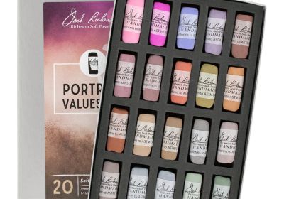 JR Hand rolled Pastel set 20 Portrait Values 4-6