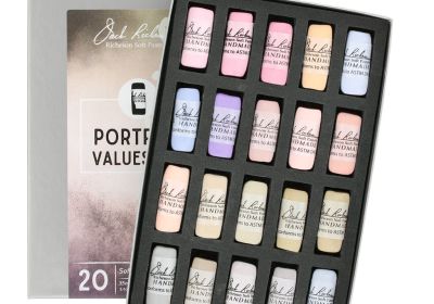 JR Hand rolled Pastel set 20 Portrait Values 8-9