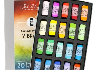 JR Hand rolled Pastel set 20 Color Wheel Vibrant