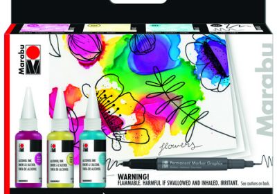 Marabu Alcohol Ink Set- Flower