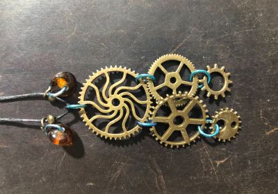 Steampunk Gear Necklace 2