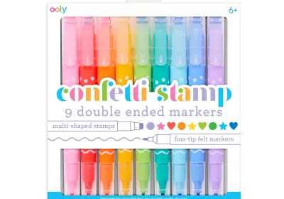 OOLY Confetti Stamp Double Ended Markers