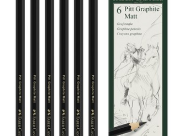 Faber Castell Pitt Matt Graphite 6 Set