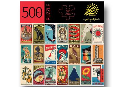 500 Piece Matchbox Covers Puzzle