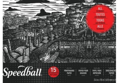 Speedball Printmaking 18 x 24 Paper Pad 15 shts