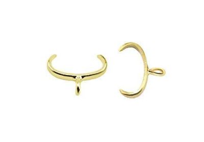 Beadalon Bails 10 MM Gold Plated Set of 8