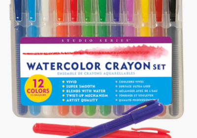 Studio Series Watercolor Crayon Set 12