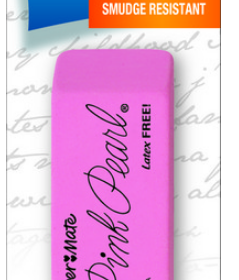 PaperMate Pink Pearl Eraser Large