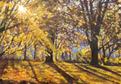 Oil Stick Painting Class