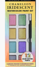 Studio Series Chameleon Iridescent Watercolor Paint Set (12 colors)