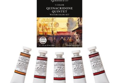 M. Graham Quinacridone Quintet Watercolor Set