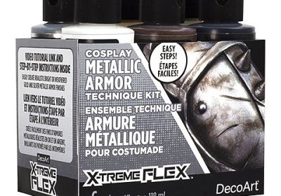  X-Treme Flex Cosplay Painting Kits, Cosplay Metallic Armor Technique Kit