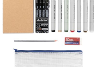 Pacific Arc Pen & Marker Essentials 15 piece Set