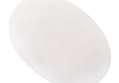 Pacific Arc White Plastic Pebble Eraser