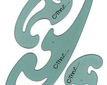 Westcott 3 piece French Curve Set