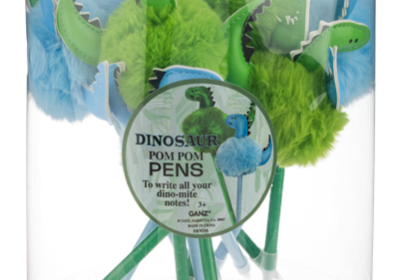 Dinosaur Pom Pom Pens