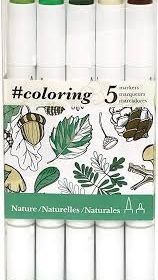 #Coloring Nature Marker Set 5