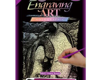 R&L engraving penguin