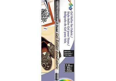 Gel Roller Pen for Fabric black