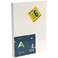 Canvas Value 6pk 9X12