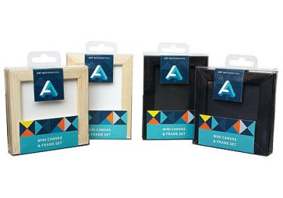 Mini Canvas & Frame sets (Black)