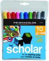 Prismacolor Scholar Marker bullet tip 10 set