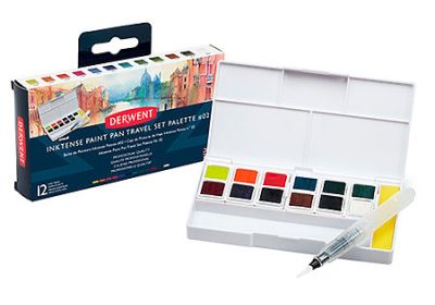 Derwent inktenses paint travel set