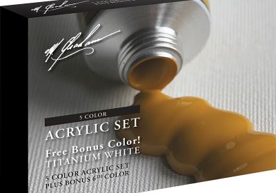 M. Graham & Co. 2 fl. oz. (60 ml) Artists' Acrylic 6 Color Bonus Set