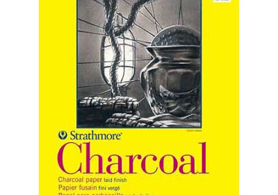 SM Charcoal Paper White Spiral Top 32 Shts 64LB 11X17