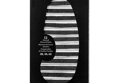 Jumbo Compressed Charcoal Sets, 3-Stick Assortment 