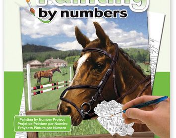 R&L paint by number Equine Paddock