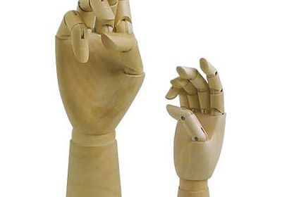  Articulated Wooden Hands, 12