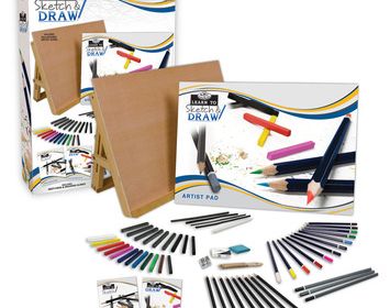R&L Sketch & Draw 58 pc set