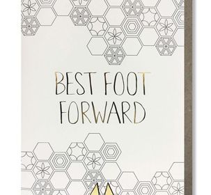 Coloring Card-Best Foot Forward