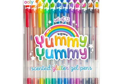 Ooly Yummy Yummy Scented Glitter Gel Pens Set of 12