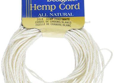 Darise Hemp Cord, White 20lb 8 yds