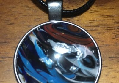 Acrylic Pour Necklace-16