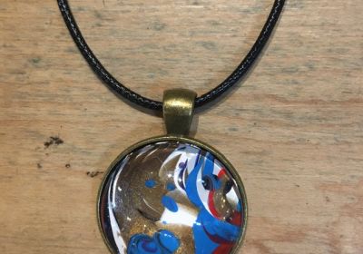 Acrylic Pour Necklace-29