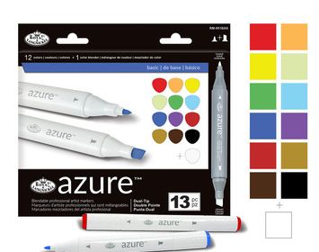 R&L Azure 13 piece marker set