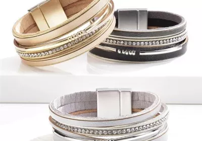 Magnet Closure Stacking Bracelet