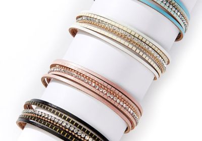 Multi-Strand Rhinestone Bracelet
