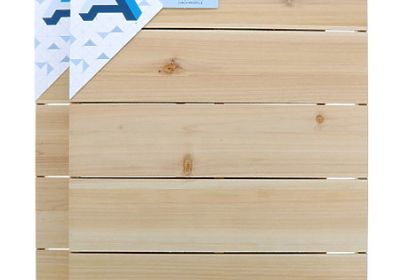  Creative Surface 16 x 20 White Wash Wood Panel