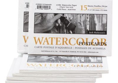 JR Watercolor Postcards 15 shts