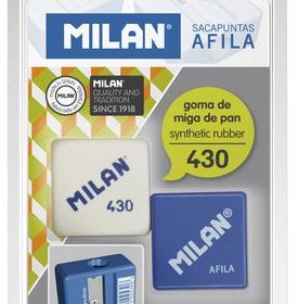 Milan Eraser/Sharpener Pack