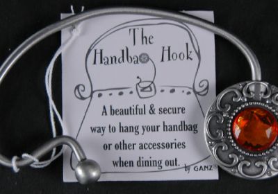 Purse Hook w/Onyx Stone