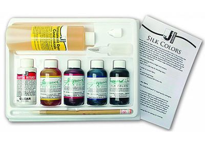 Jacquard Silk Colors Kit with Gutta Resist