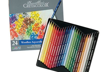 Cretacolor 24 Woodless Aquarelle Pencil Set
