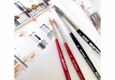Divinci Urban Watercolor Journey Brush Set